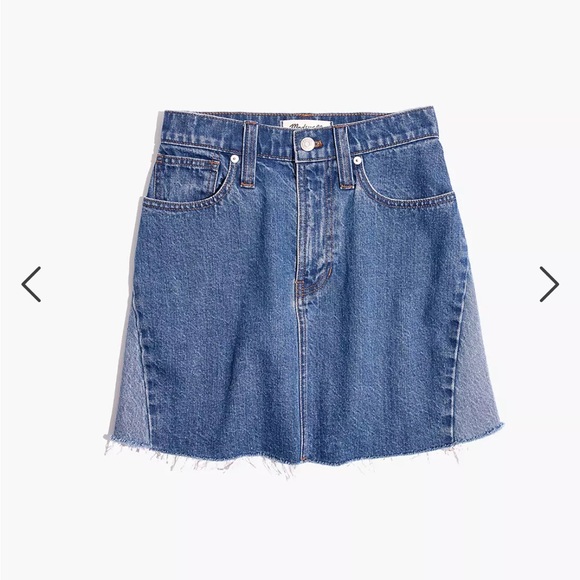 Madewell Rigid Denim A-Line Mini Skirt - Picture 8 of 8
